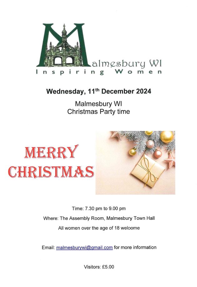 Malmesbury  WI - Christmas Party Time